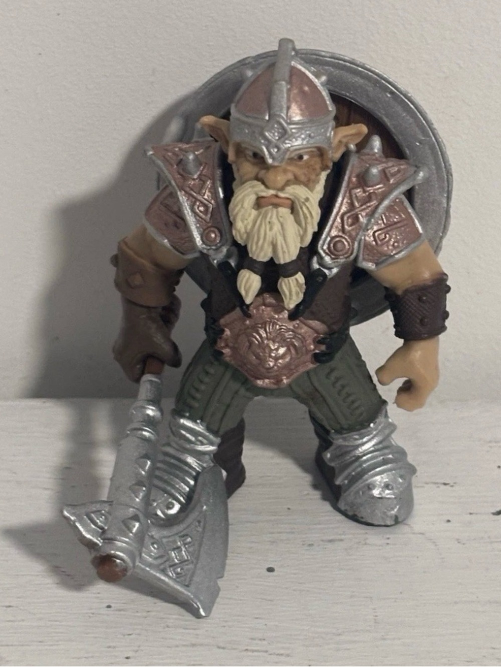 Schleich Eldrador Dwarf Movable Toy Collectible Fantasy Warrior Rare HTF
